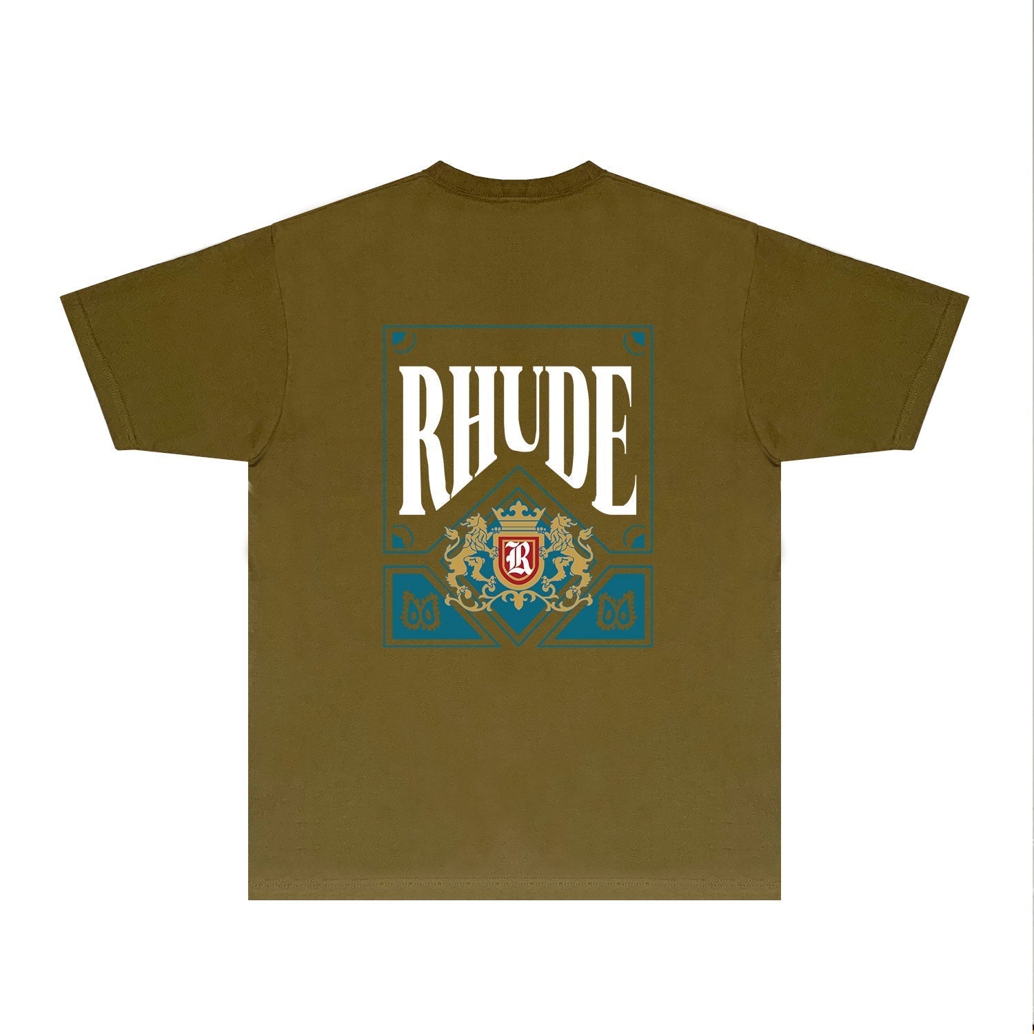 Rhude T Shirts Printed Trendy Pure Cotton