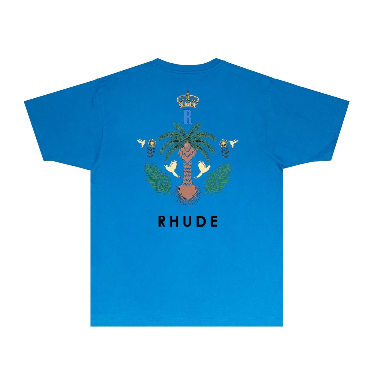 Rhude T Shirts Printed Trendy Pure Cotton