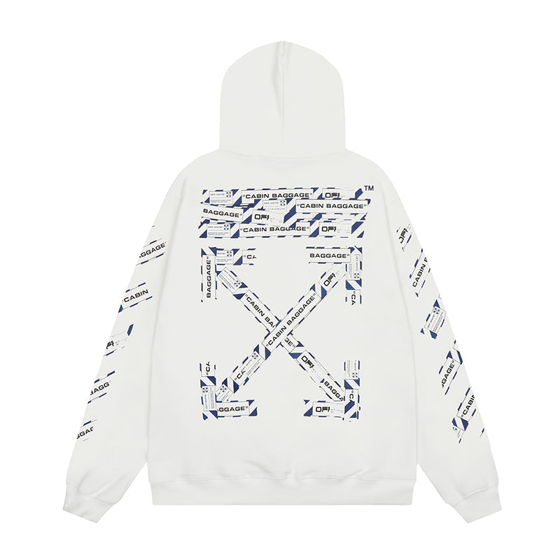 OFF WHITE Hoodie Trendy Street Style Personalized Cotton