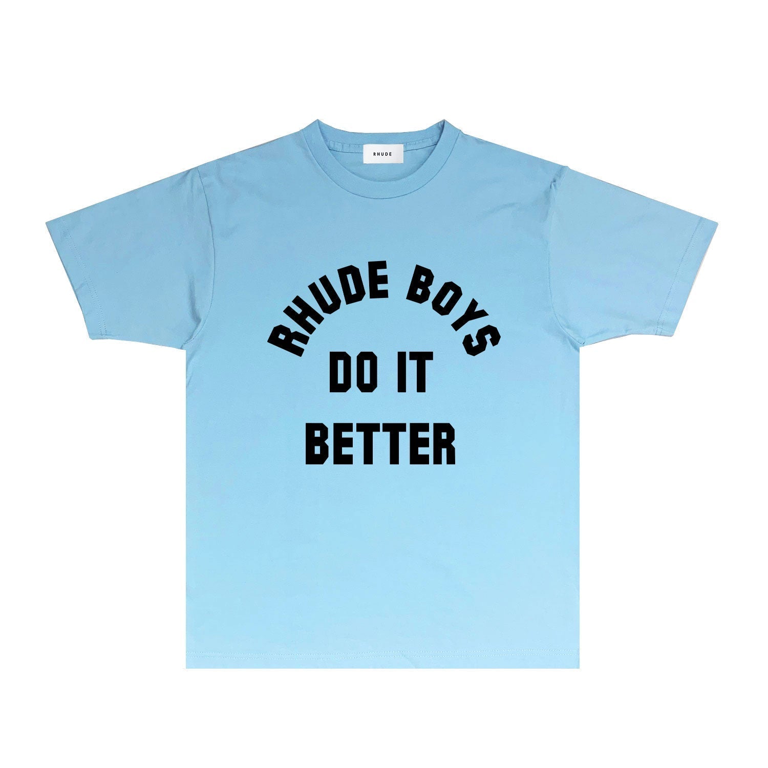 Rhude T Shirts Printed Trendy Pure Cotton