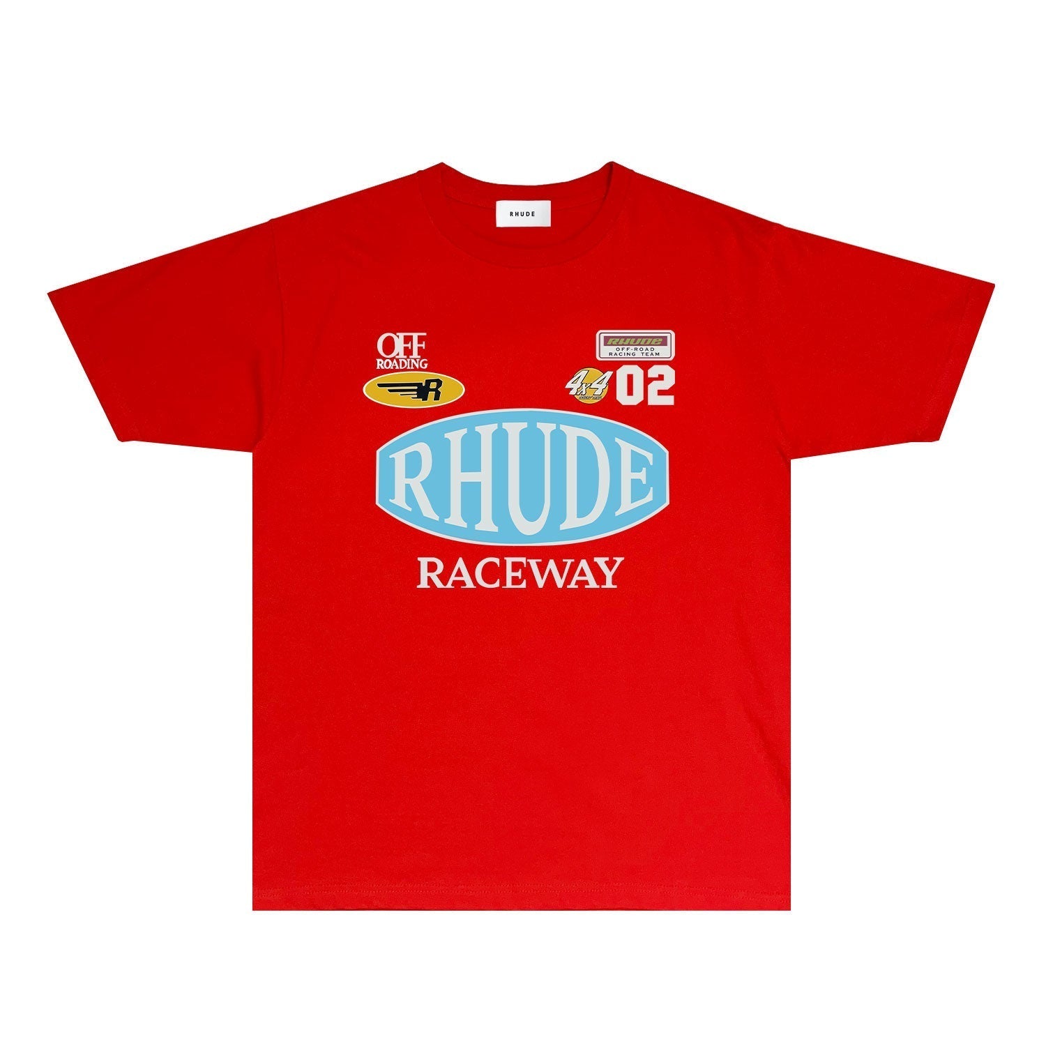 Rhude T Shirts Printed Trendy Pure Cotton