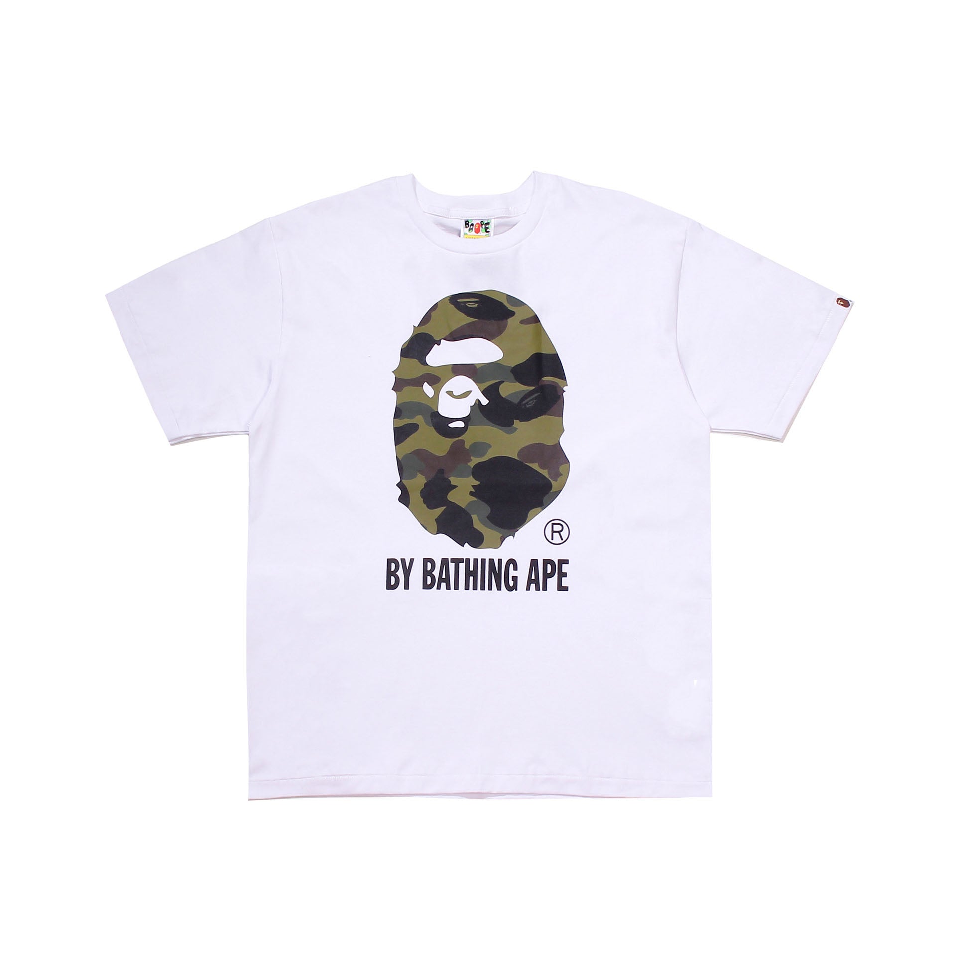 Bape Bearbrick T Shirt Casual Letter Printed Round Neck Short Sleeve