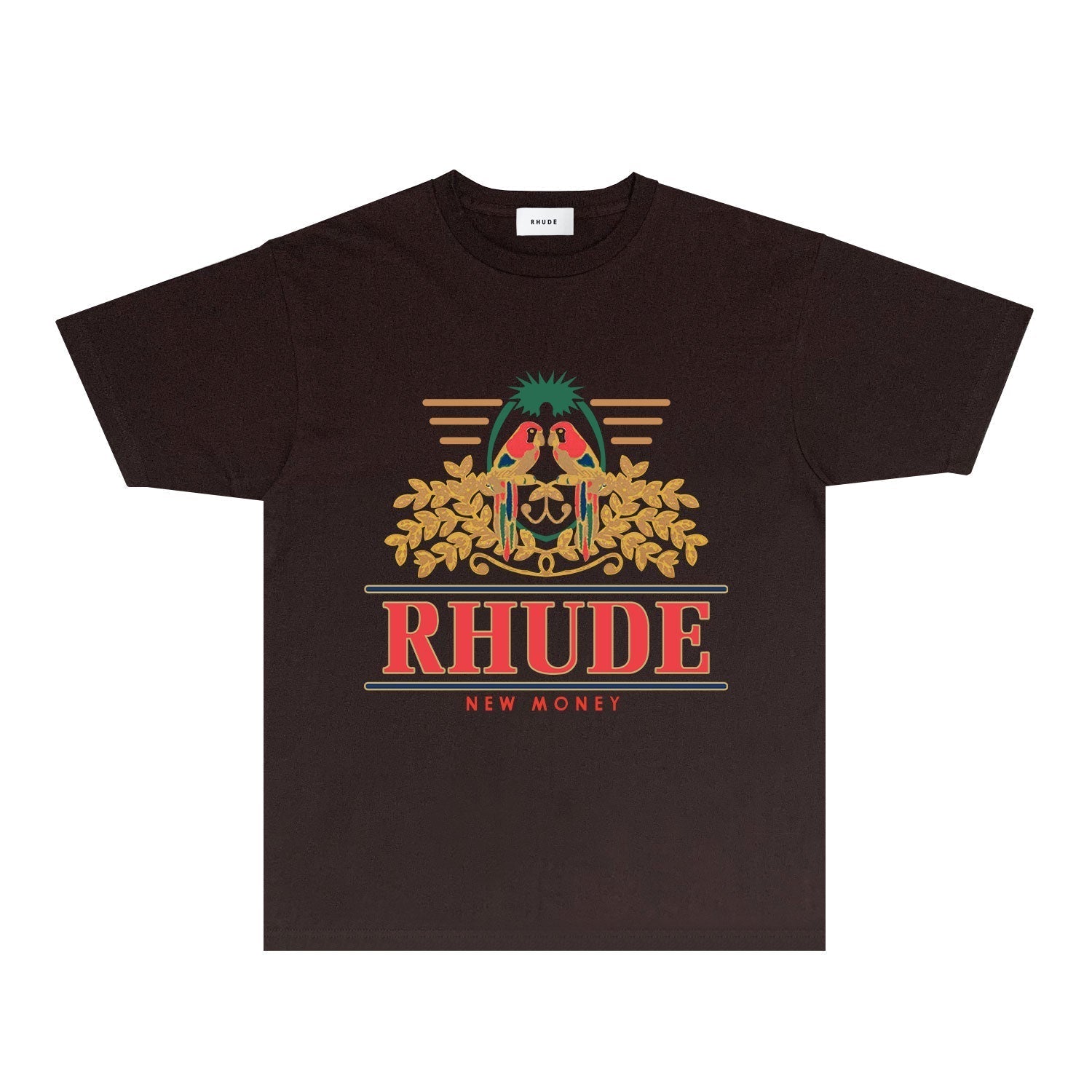 Rhude T Shirts Printed Trendy Pure Cotton