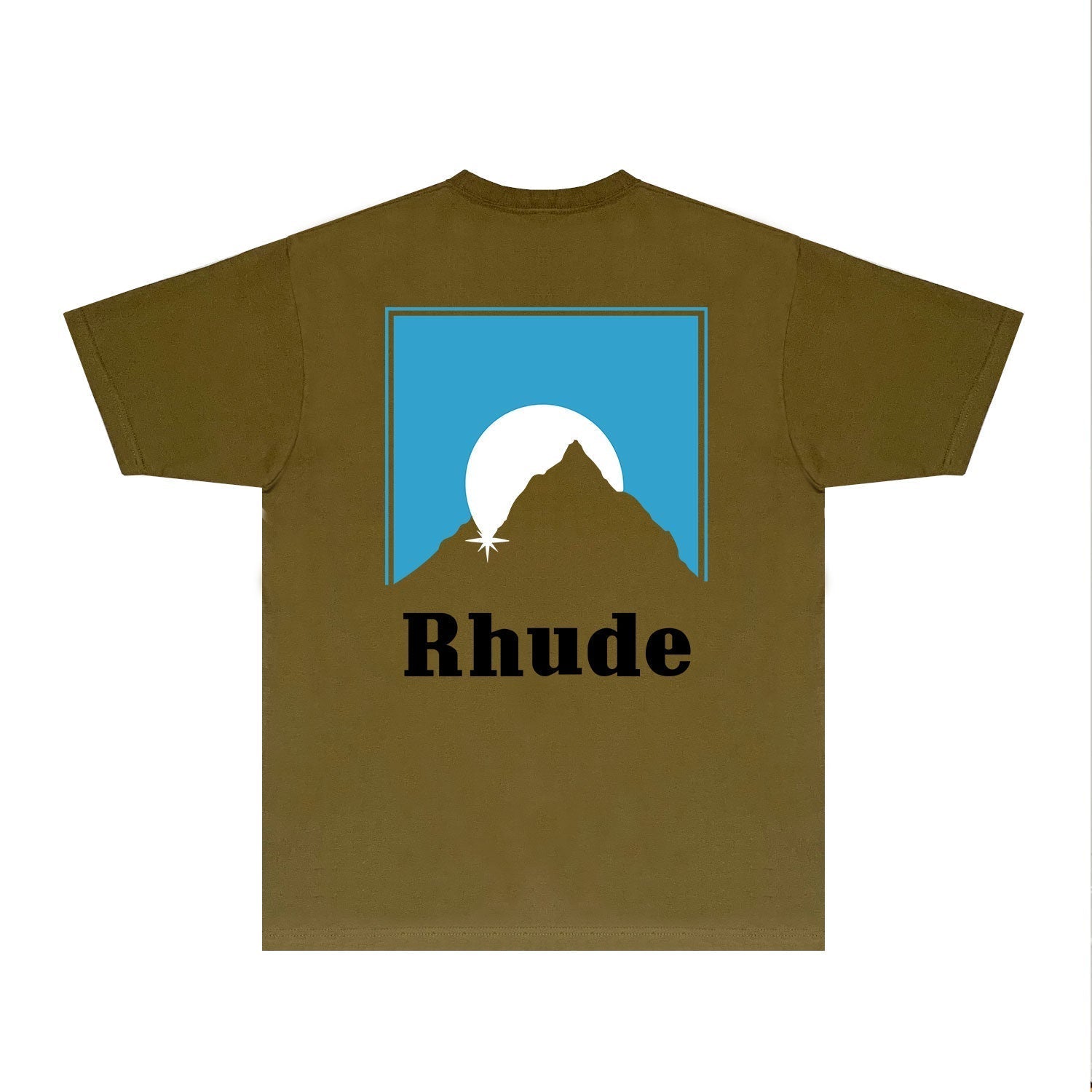 Rhude T Shirts Printed Trendy Pure Cotton