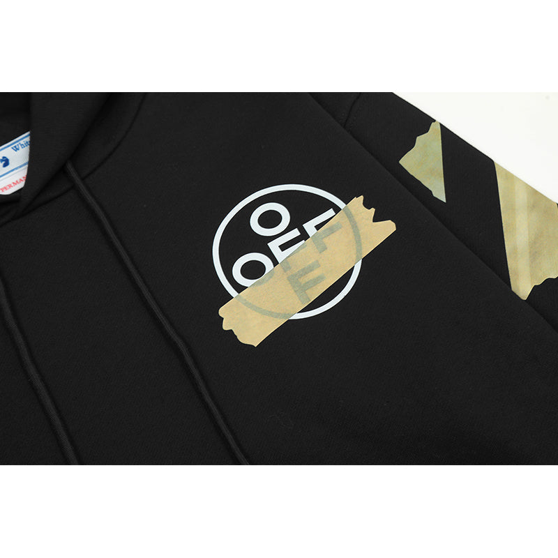 OFF WHITE Hoodie Trendy Street Style Personalized Cotton