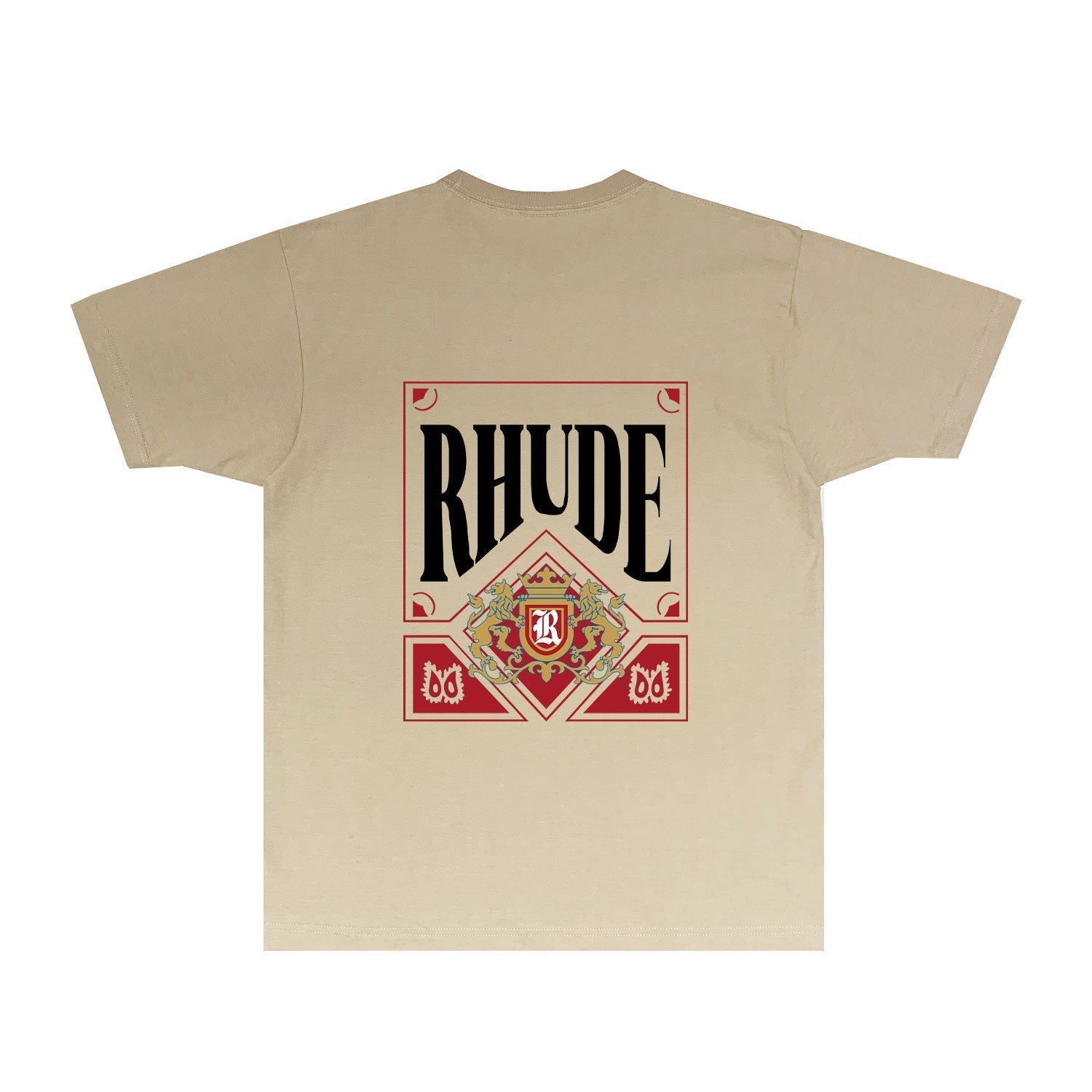 Rhude T Shirts Printed Trendy Pure Cotton