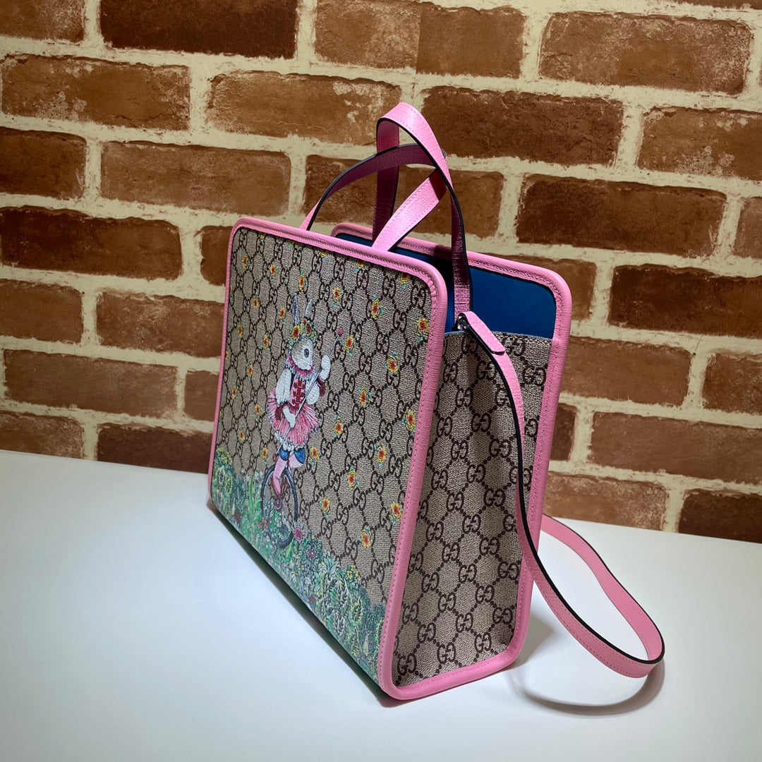 ＧＣＣＩKIDS TOTE BAG GG SUPREME CANVAS