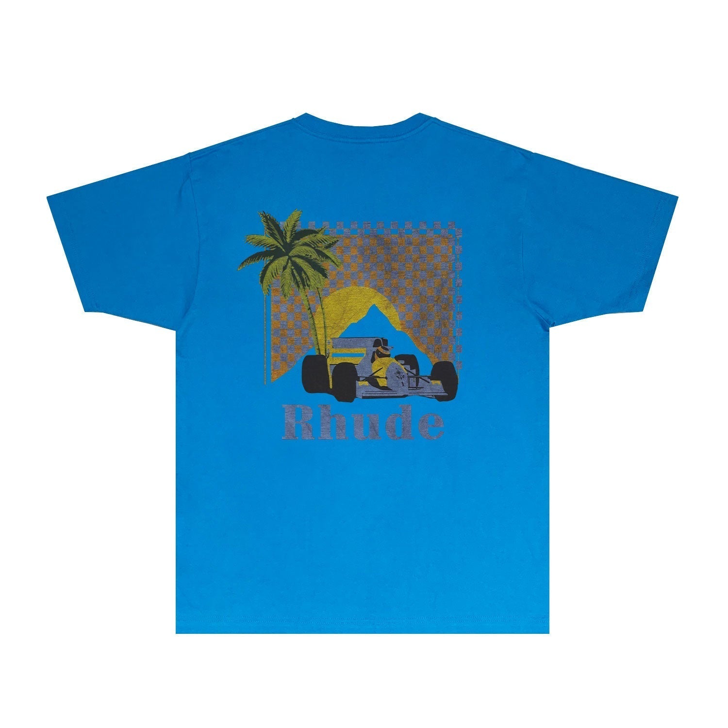 Rhude T Shirts Printed Trendy Pure Cotton