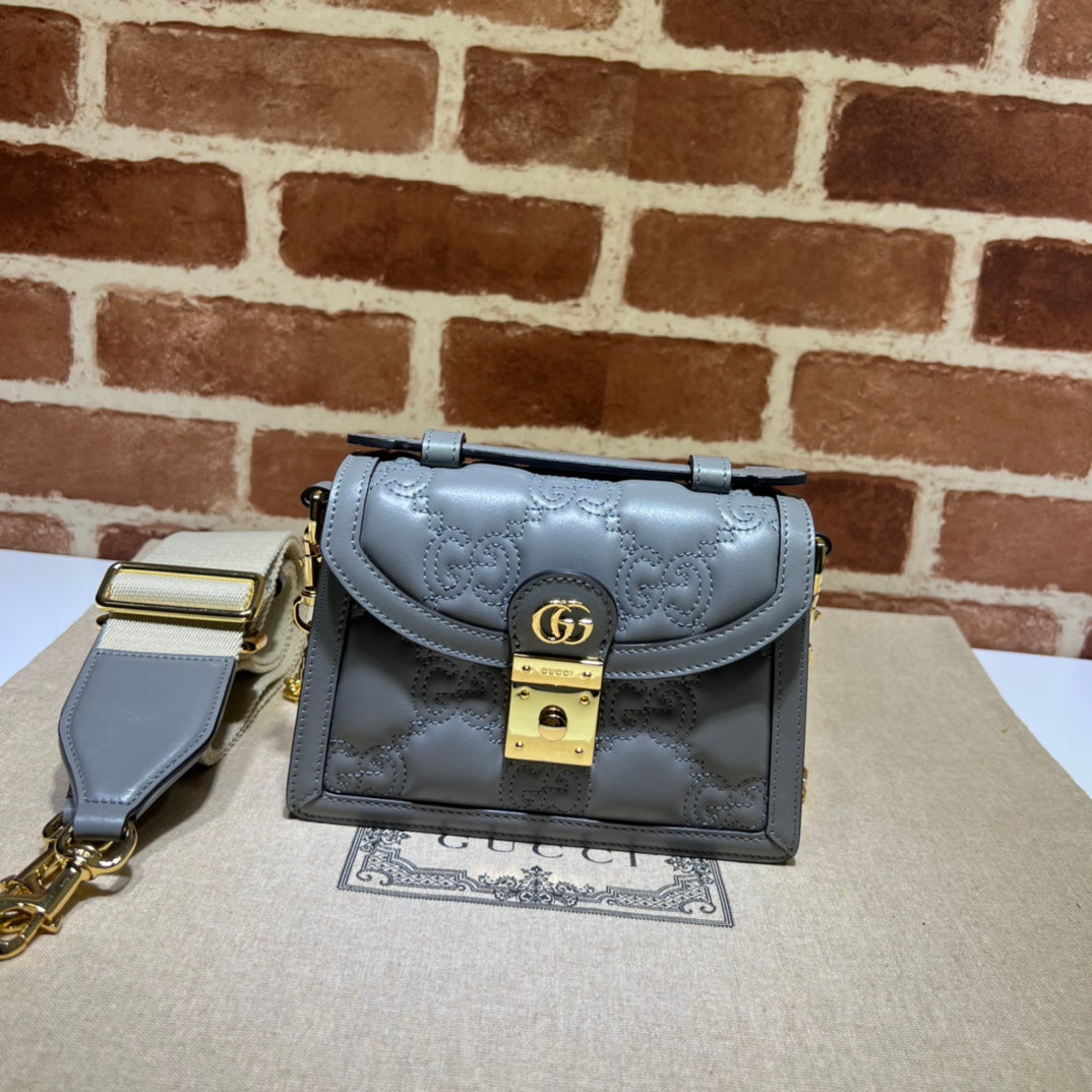 ＧＣＣＩGG MARMONT TOP HANDLE BAG GREY