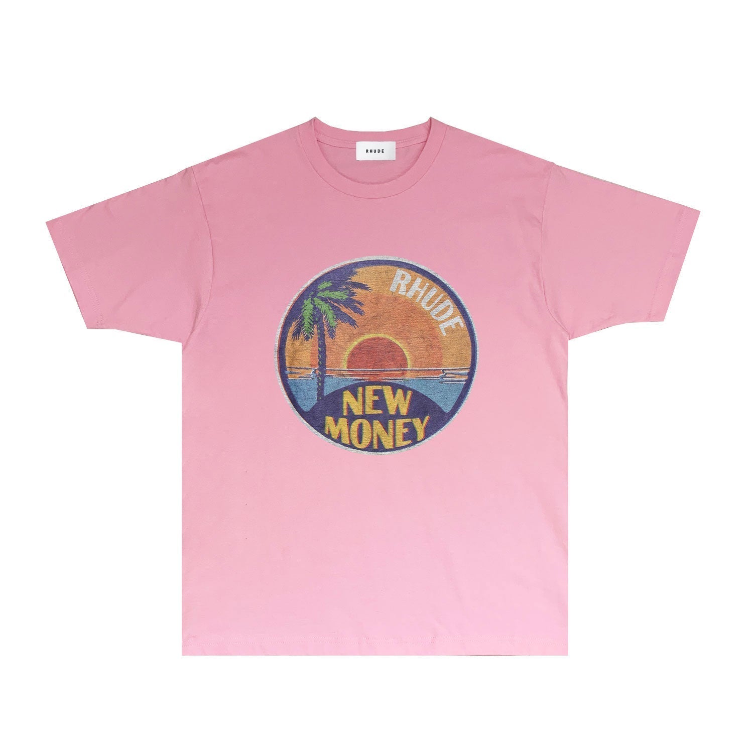 Rhude T Shirts Printed Trendy Pure Cotton