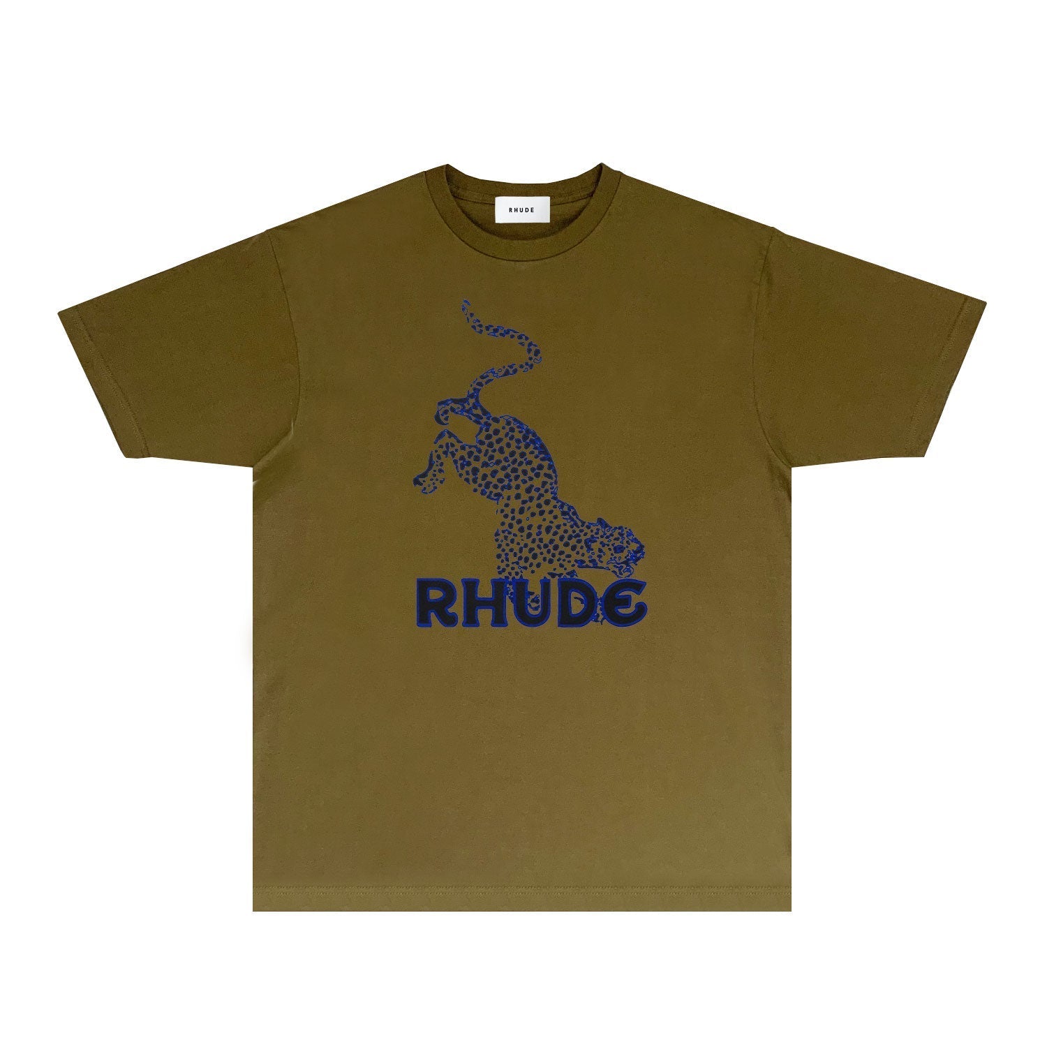 Rhude T Shirts Printed Trendy Pure Cotton