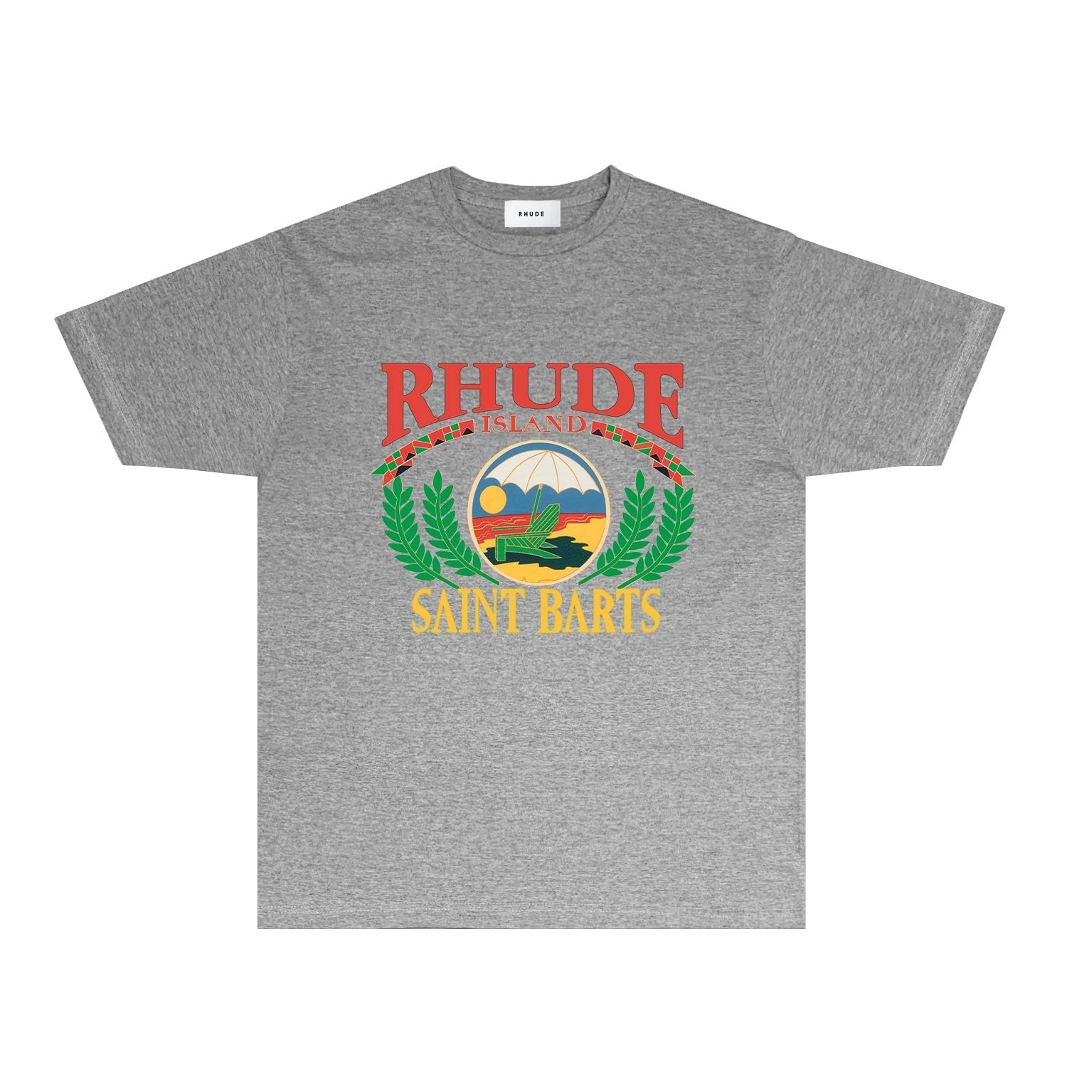 Rhude T Shirts Printed Trendy Pure Cotton