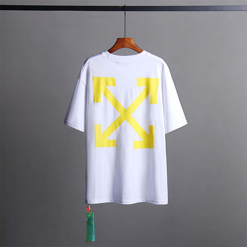 Off White T Shirts Religious Angel Oil Painting Short Sleeves