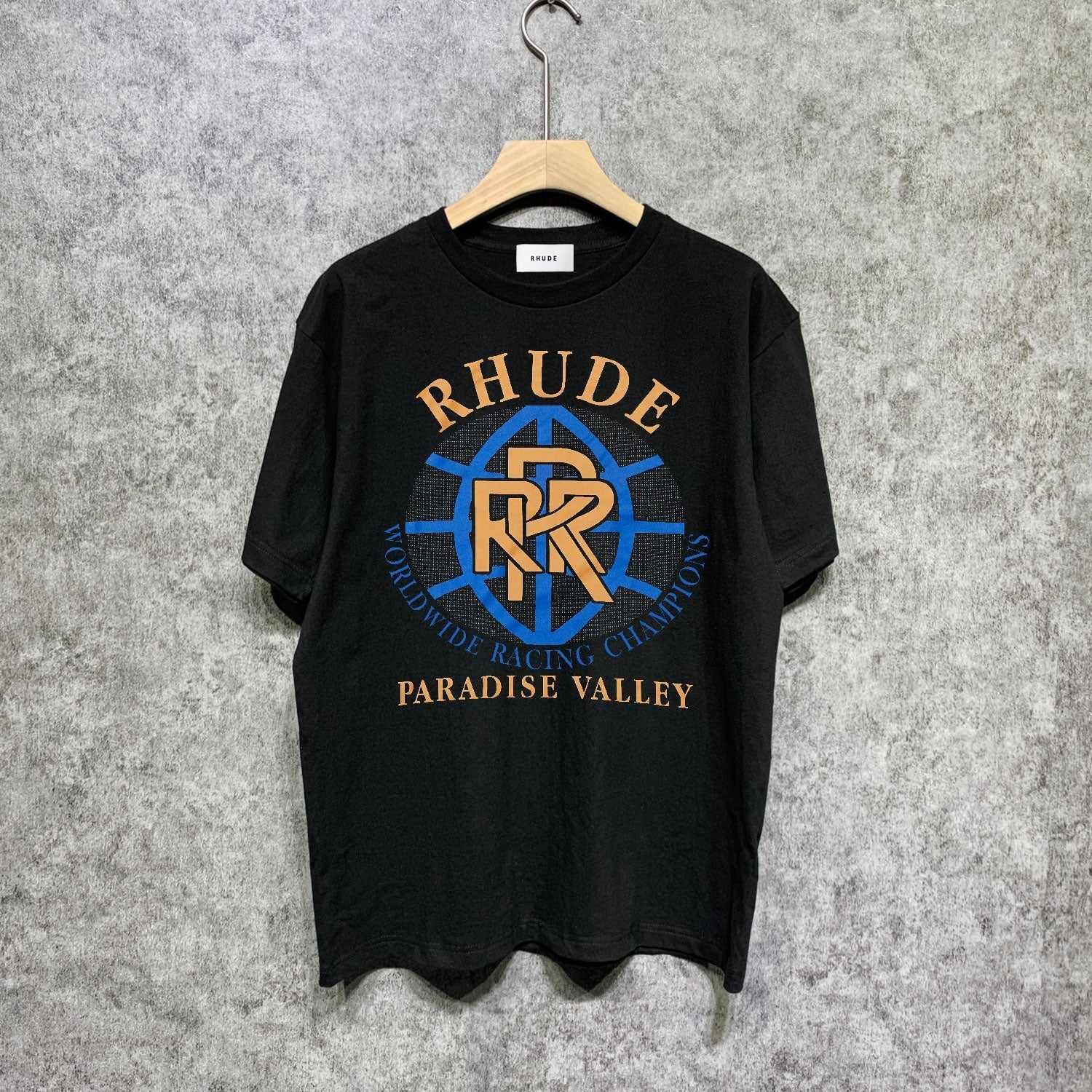 Rhude T Shirts Printed Trendy Pure Cotton