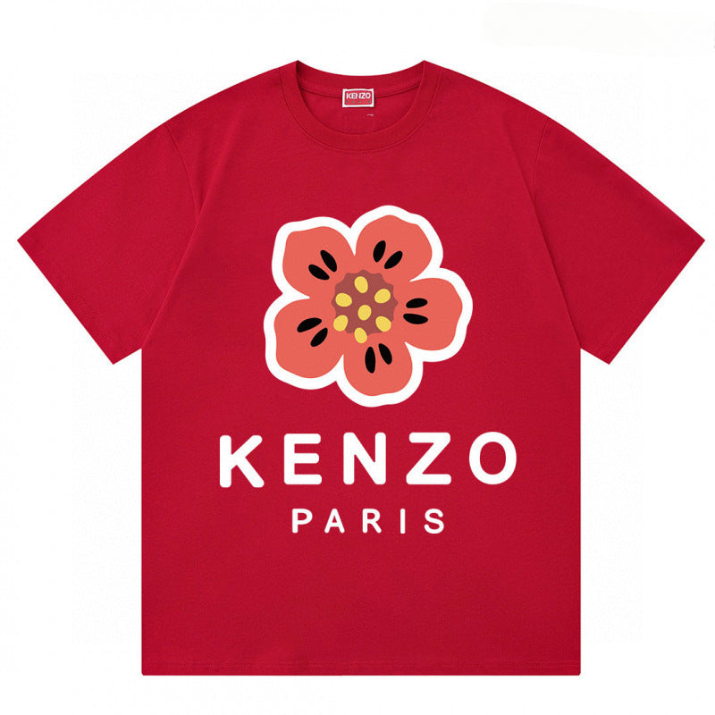 KENZO T Shirt Summer Tiger Head Casual