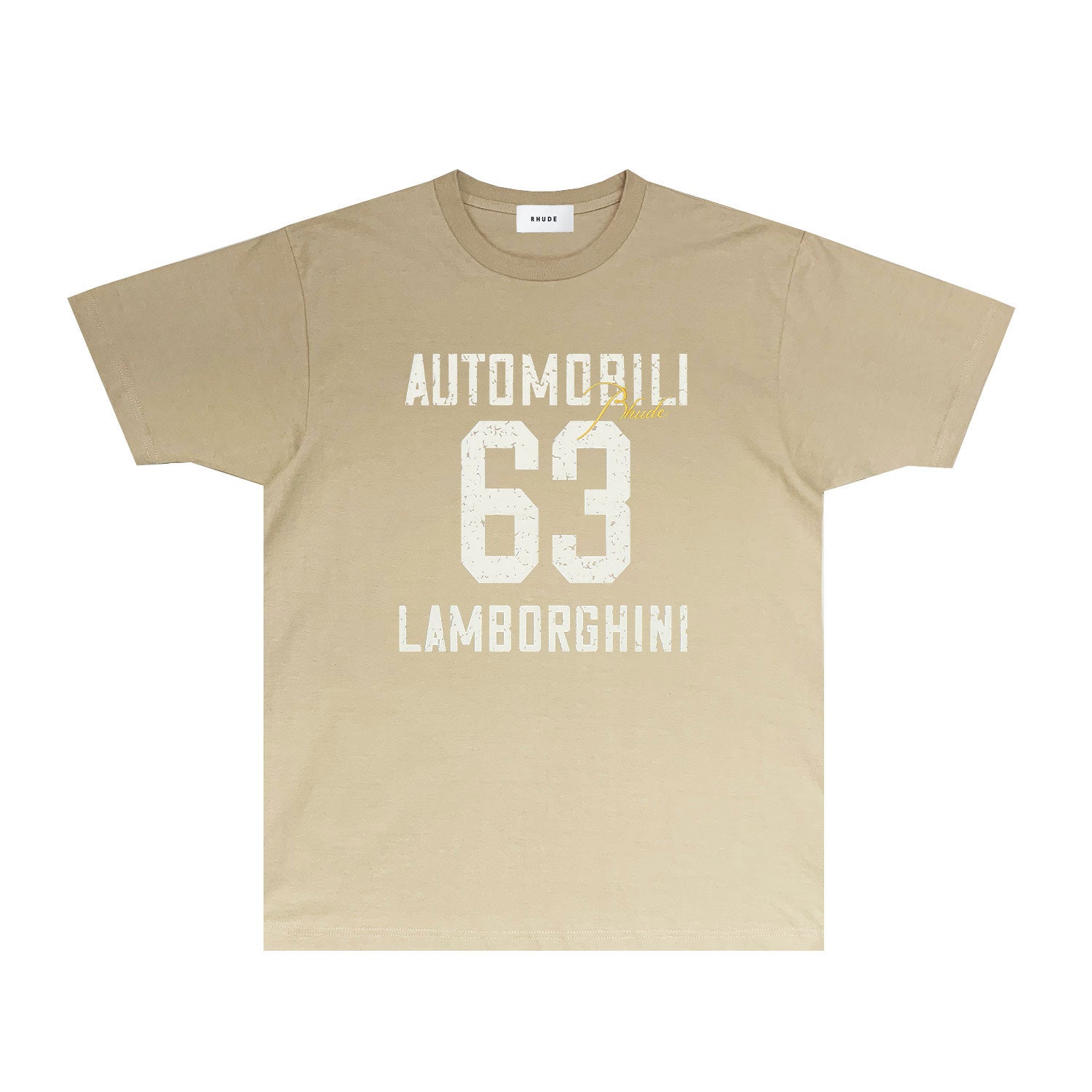 Rhude T Shirts Printed Trendy Pure Cotton