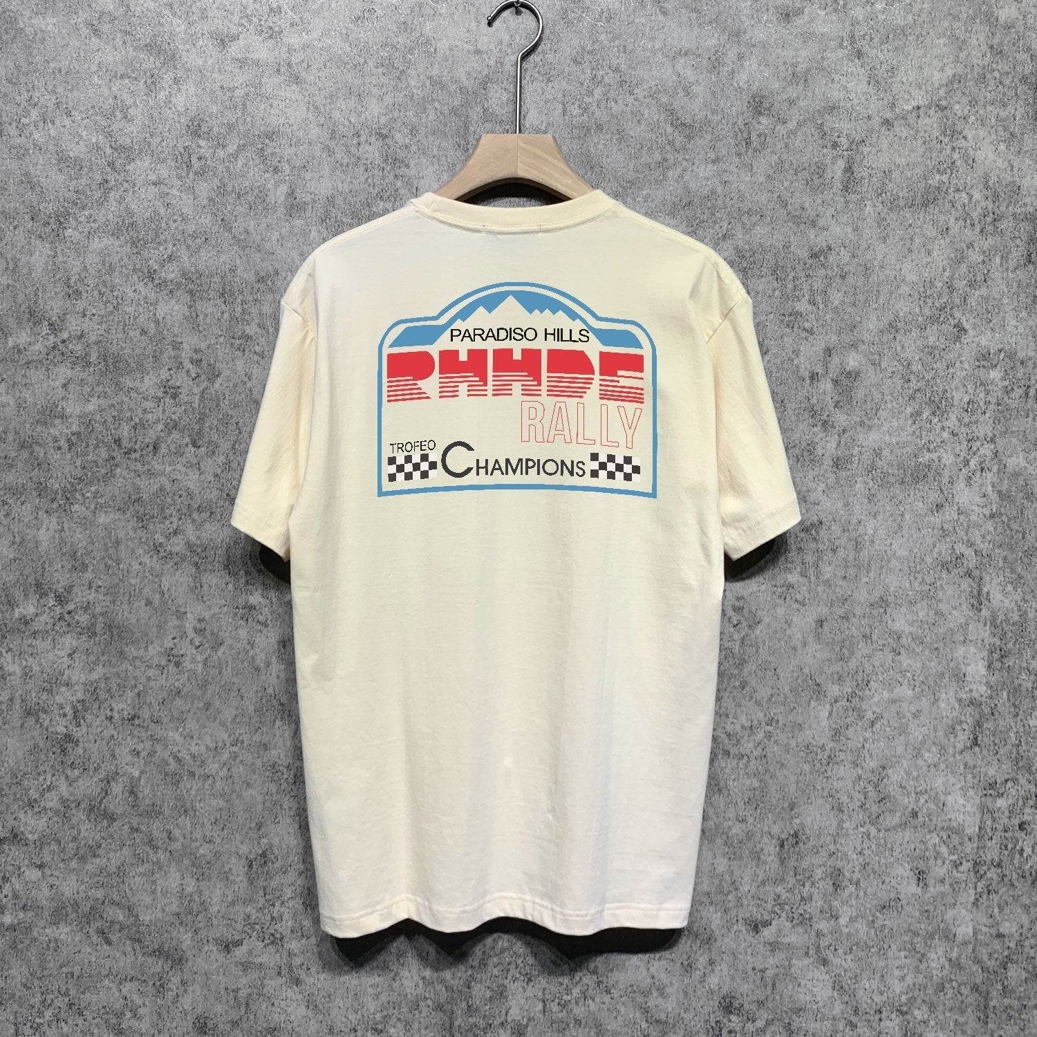 Rhude T Shirts Printed Trendy Pure Cotton