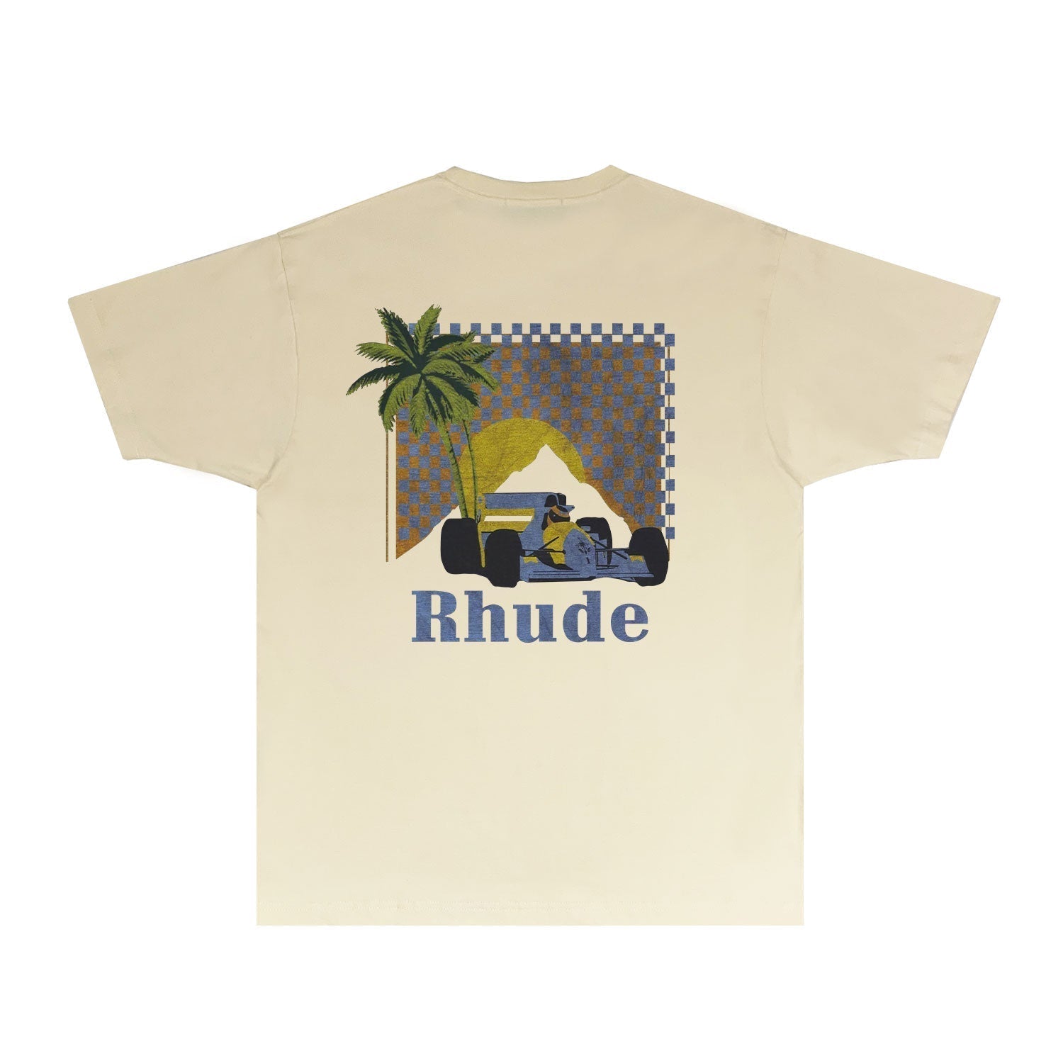 Rhude T Shirts Printed Trendy Pure Cotton