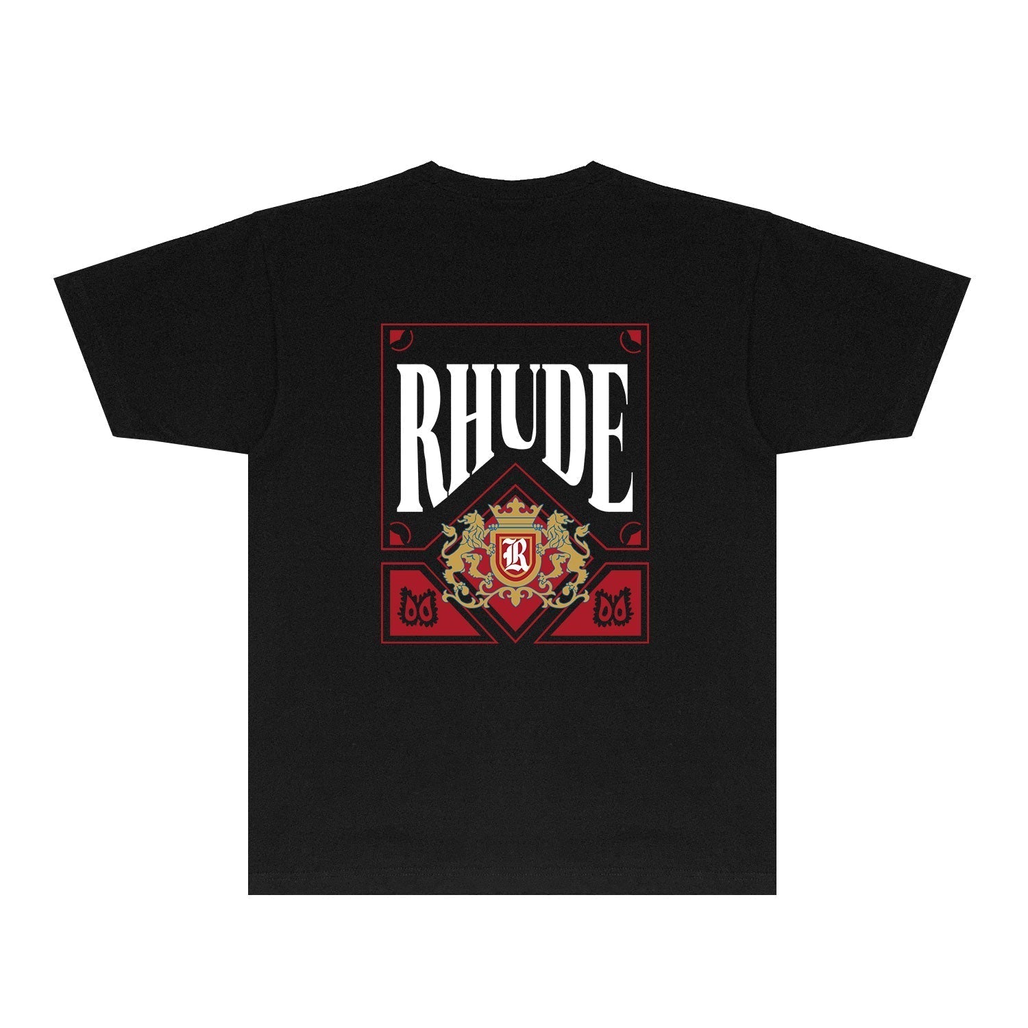 Rhude T Shirts Printed Trendy Pure Cotton