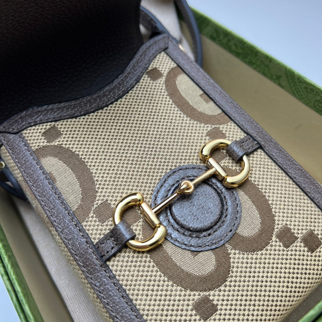 ＧＣＣＩJUMBO GG HORSEBIT 1955 MINI BAG