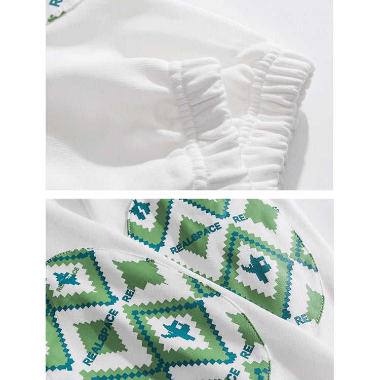 Men's Graphic Hoodies Men's Autumn Loose Trendy Hooded Jacket