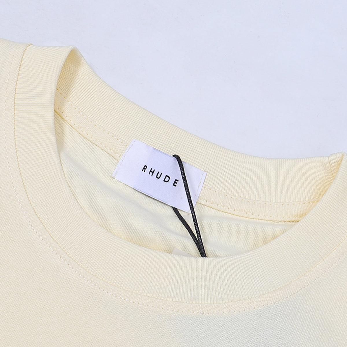 Rhude T Shirt Wheat Ear Badge Short Sleeve T-Shirt