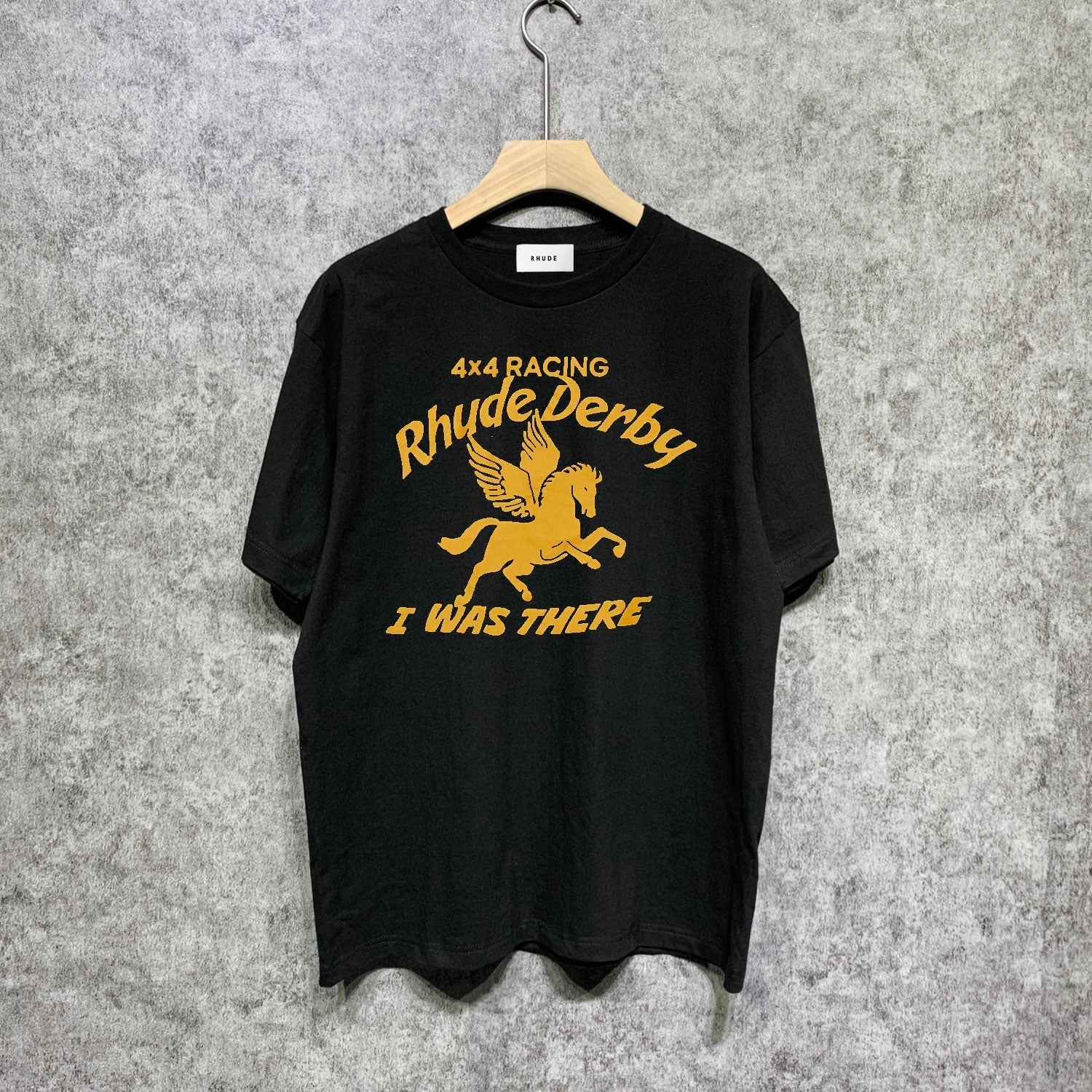 Rhude T Shirts Printed Trendy Pure Cotton