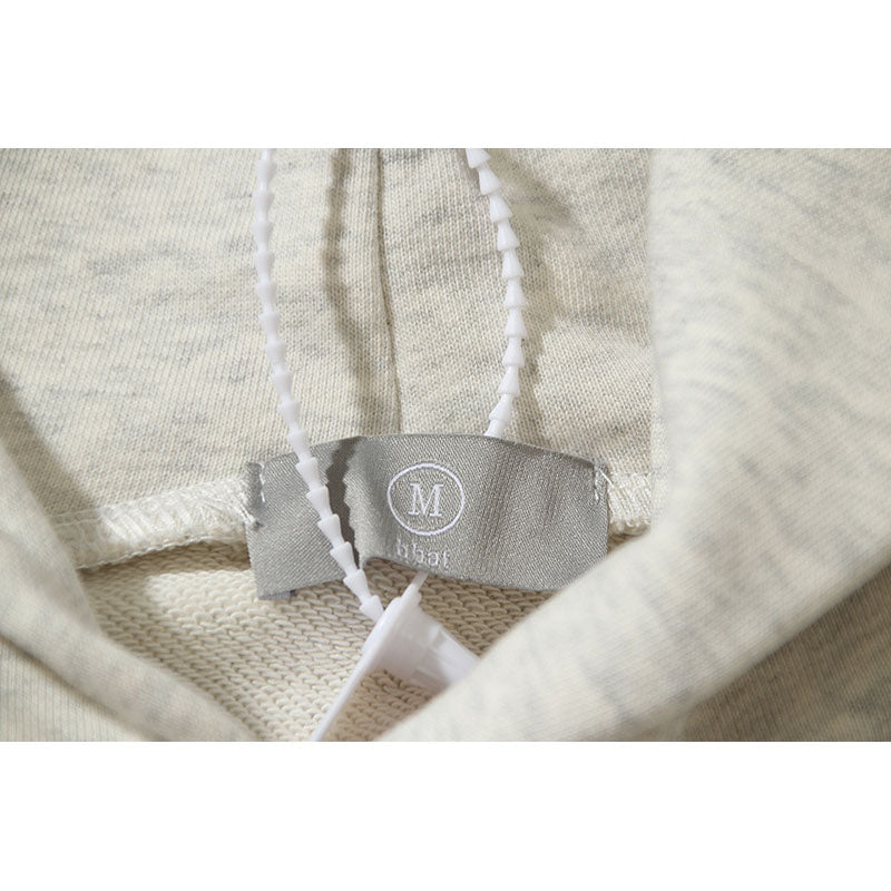 Kanye West Sunday Service Hoodie Hand-Painted Splash-Ink Destruction Distressed Terry Hooded Sweater Fog