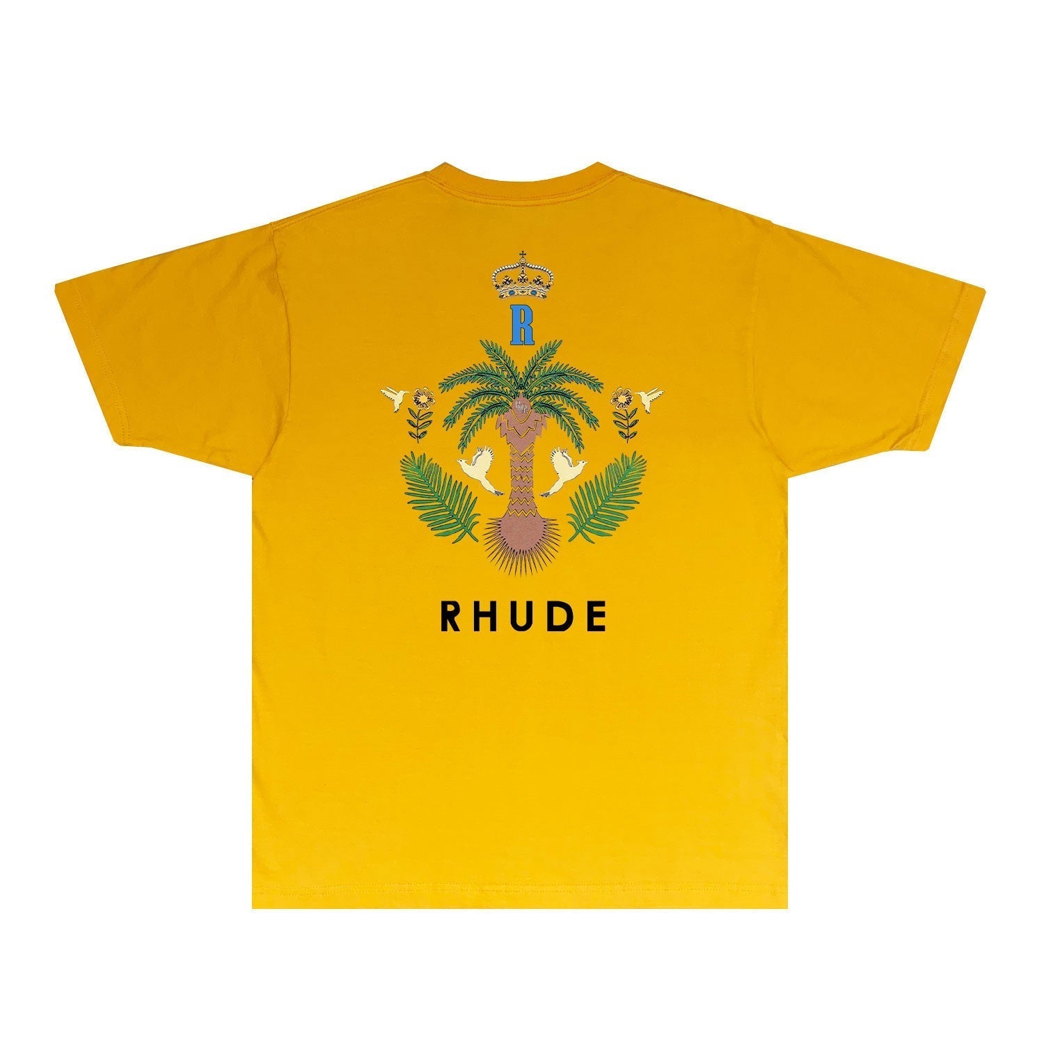 Rhude T Shirts Printed Trendy Pure Cotton