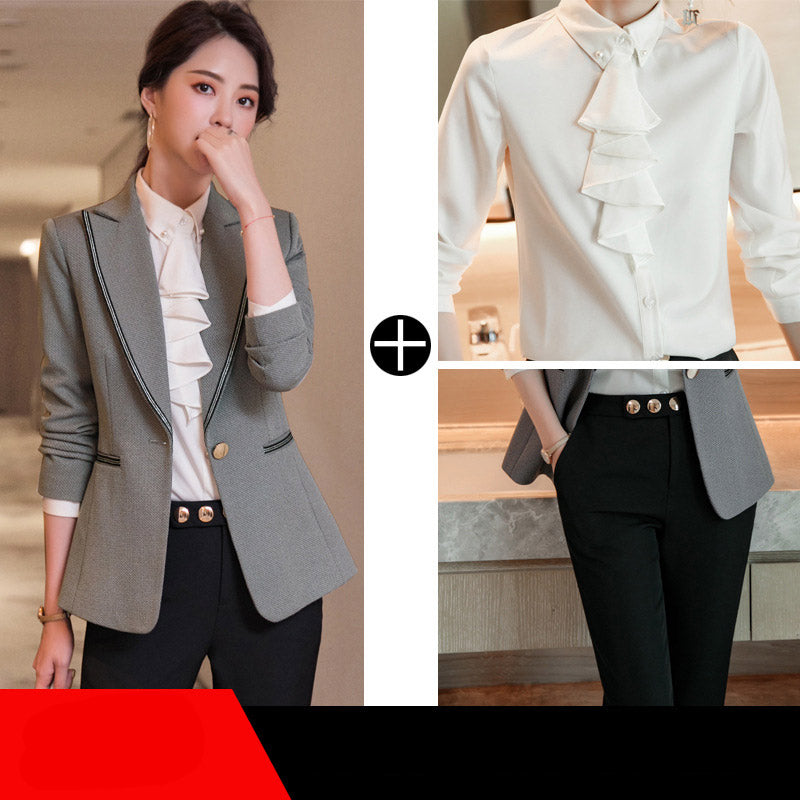 Interview Suit Women's Suit Jacket Women's Coat Autumn Long Sleeve