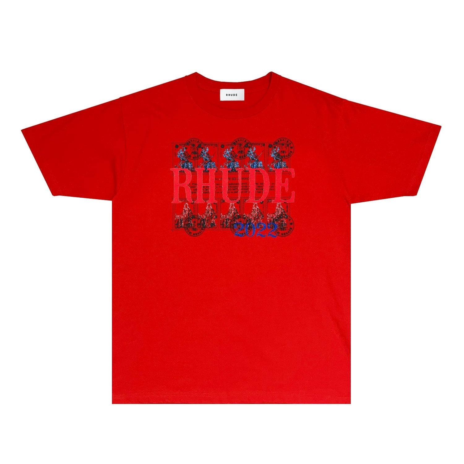 Rhude T Shirts Printed Trendy Pure Cotton