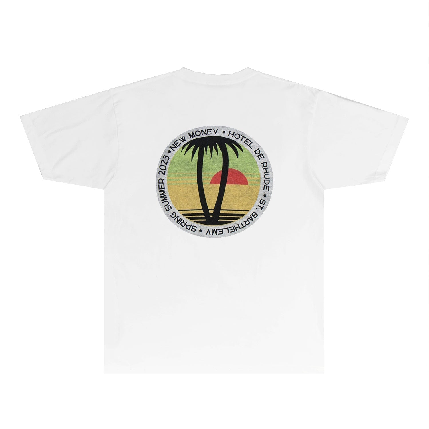 Rhude T Shirts Printed Trendy Pure Cotton