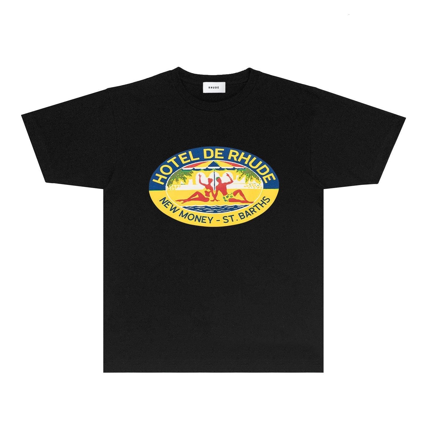 Rhude T Shirts Printed Trendy Pure Cotton