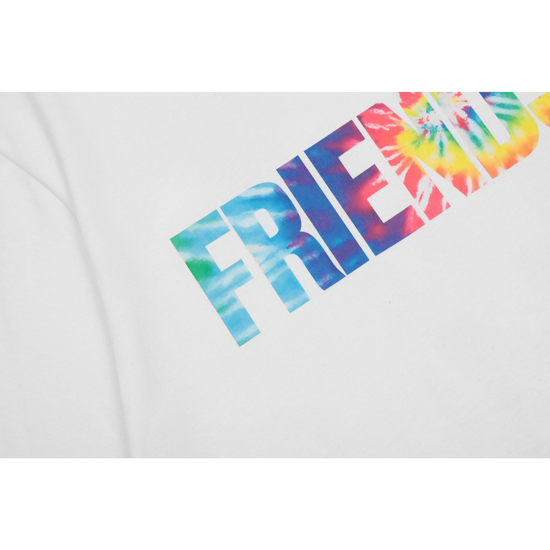 Vlone T Shirt Spring and Summer Big V Pattern Crew Neck