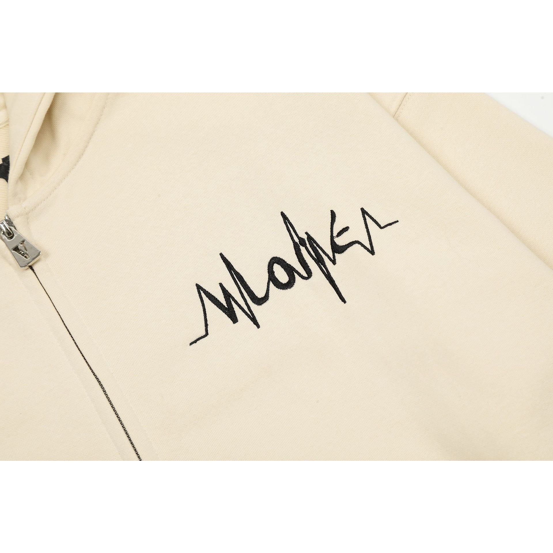 Vlone Hoodie autumn and winter electrocardiogram big V letter