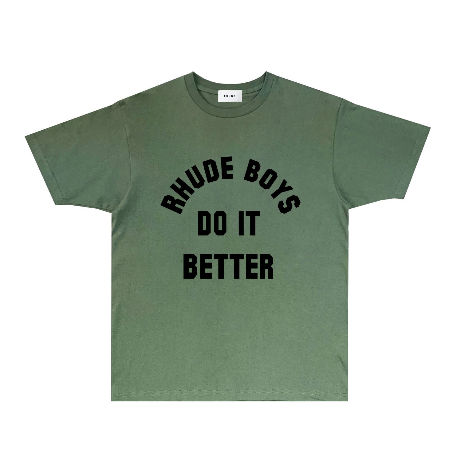Rhude T Shirts Printed Trendy Pure Cotton