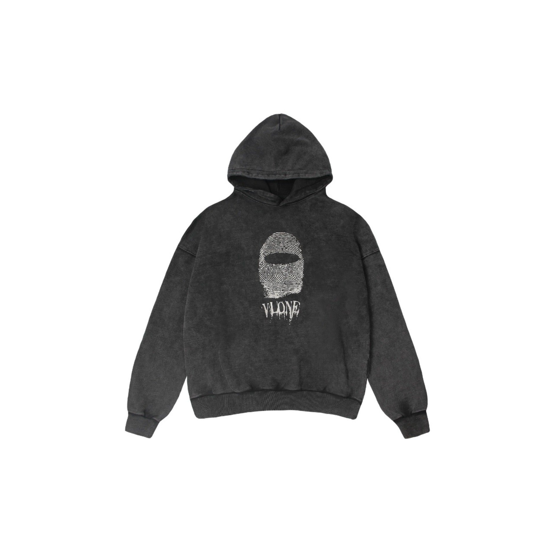 Vlone Hoodie autumn and winter fingerprint printing loose