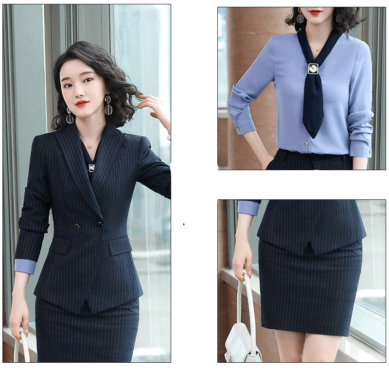 Interview Suit Women Autumn and Winter Women's Suit Jacket Women's Fashion Skirt