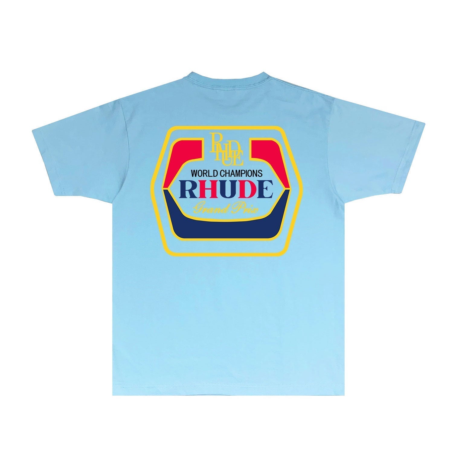 Rhude T Shirts Printed Trendy Pure Cotton