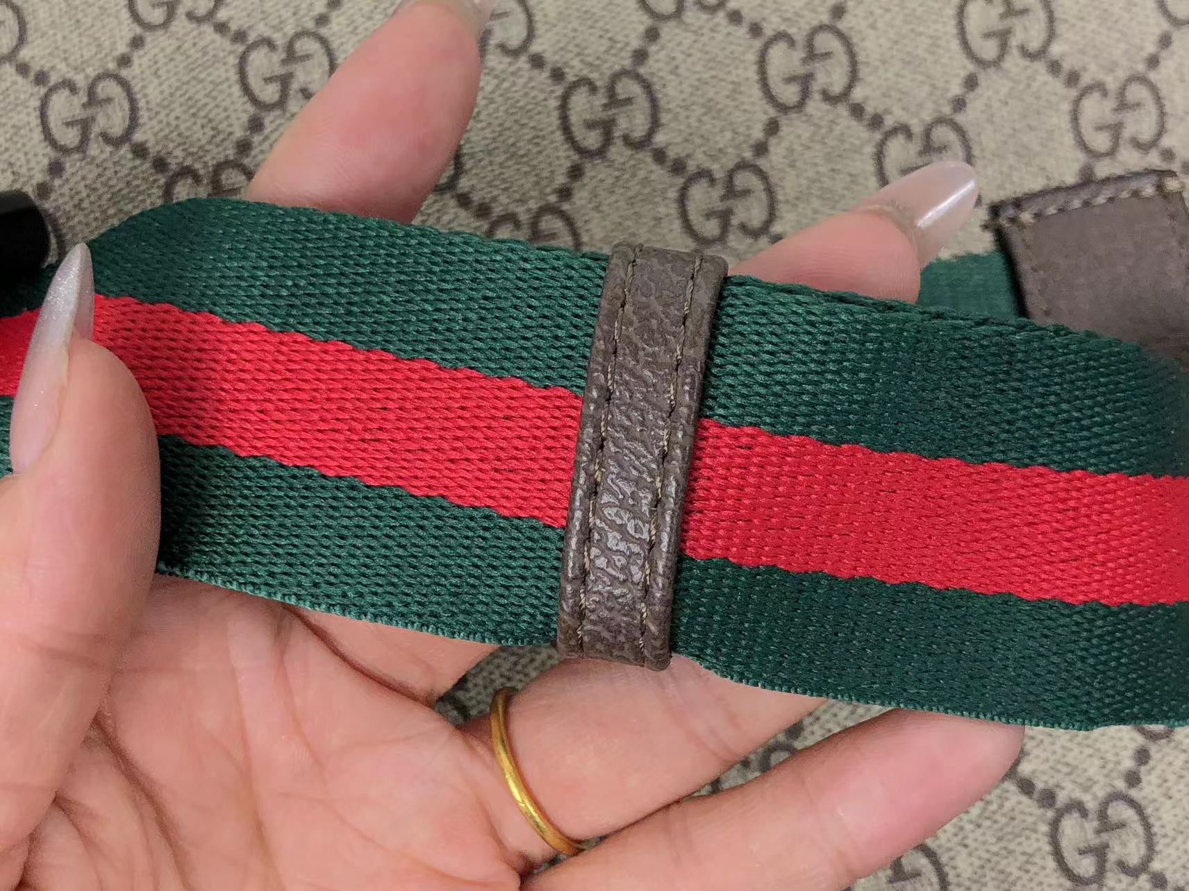 ＧＣＣＩ GG SUPREME NEO VINTAGE THREE LINES CROSS BAG