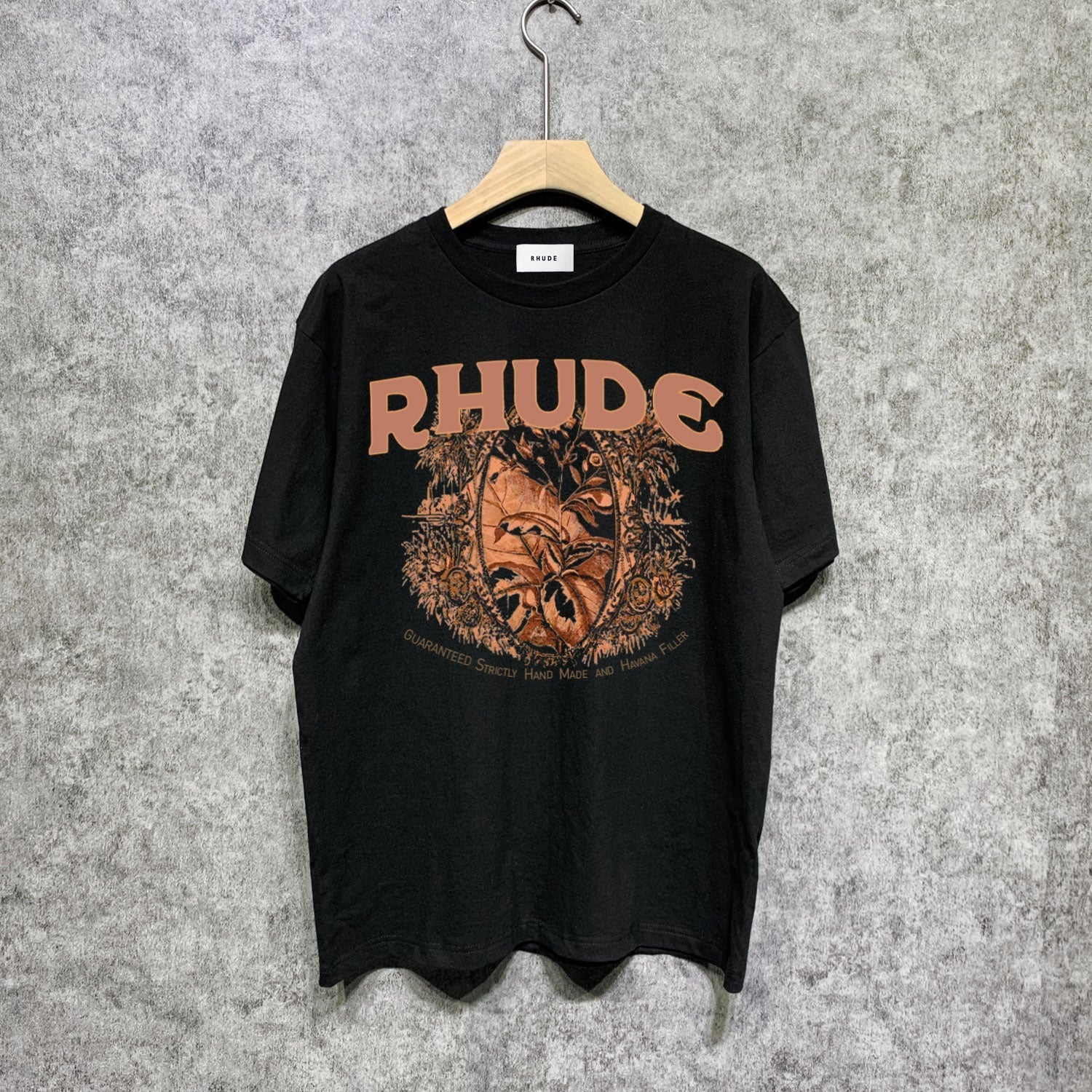 Rhude T Shirts Printed Trendy Pure Cotton