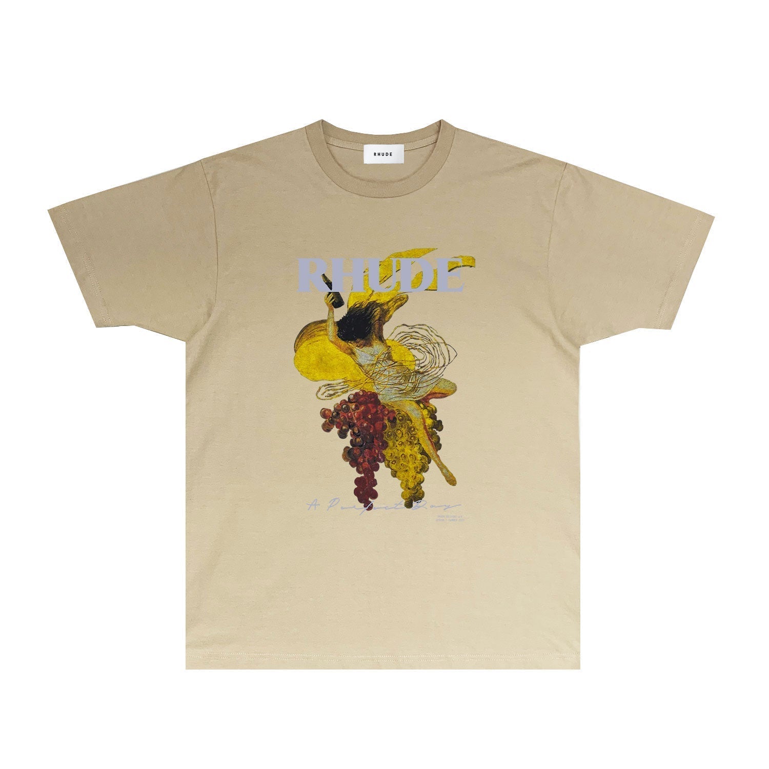 Rhude T Shirts Printed Trendy Pure Cotton