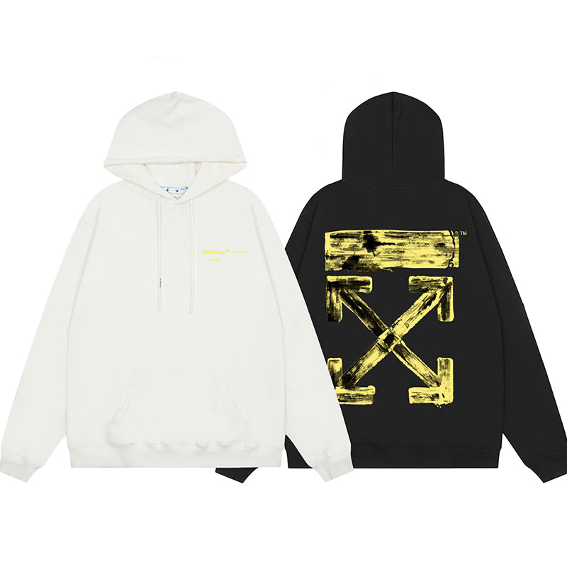 OFF WHITE Hoodie Trendy Street Style Personalized Cotton