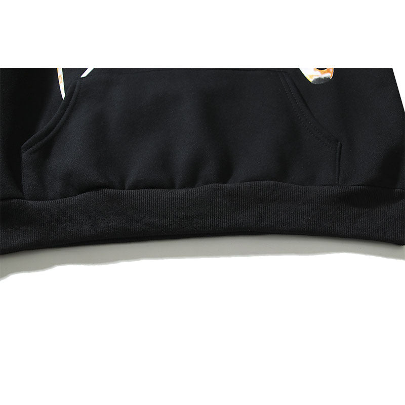 Kanye West Sunday Service Hoodie Burning Big R Loose Velvet Padded Hooded Sweatshirt