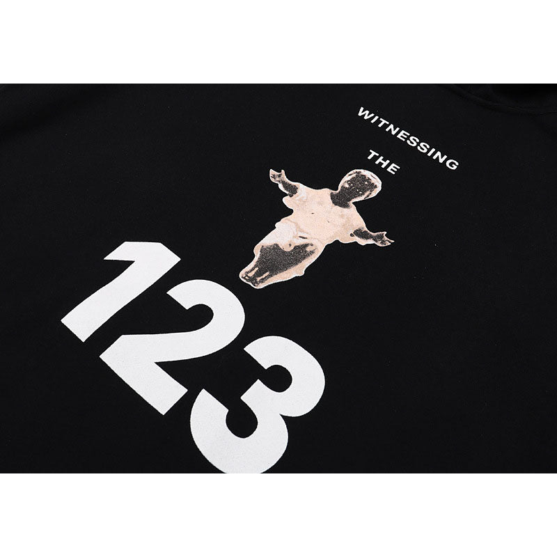 Kanye West Sunday Service Hoodie Autumn And Winter Fog Angel Hoodie Fleece-Lined