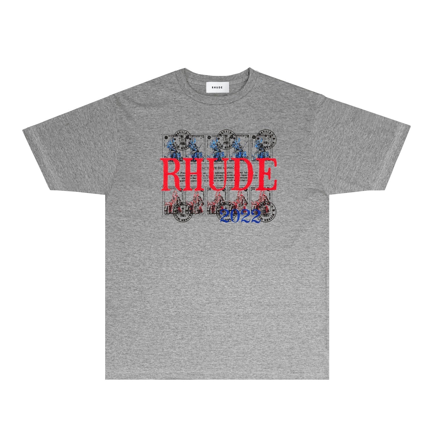 Rhude T Shirts Printed Trendy Pure Cotton