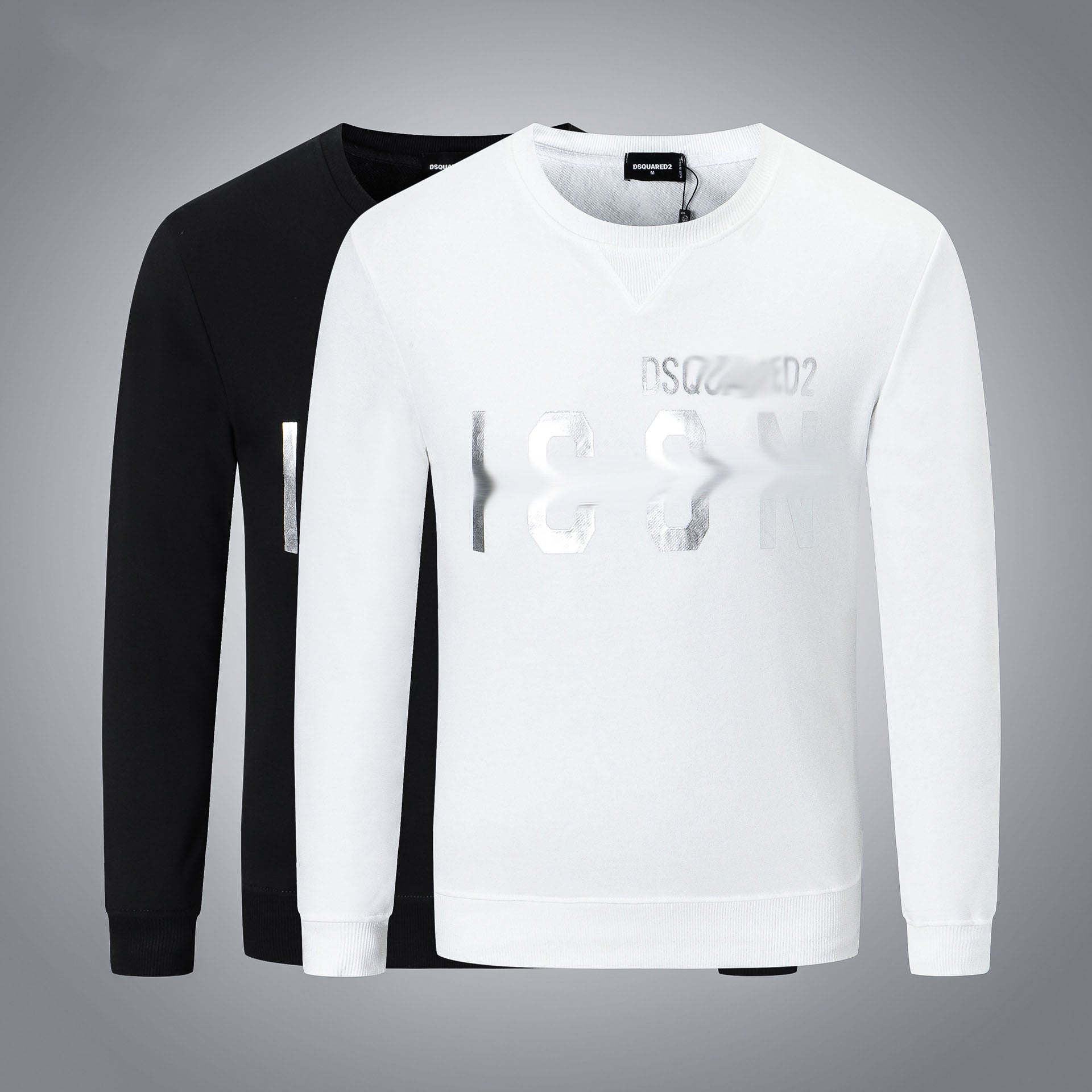 Dsq2 Hoodie DSQ Lian D2 Letter Print Sweatshirt Trendy Men's Autumn and Winter