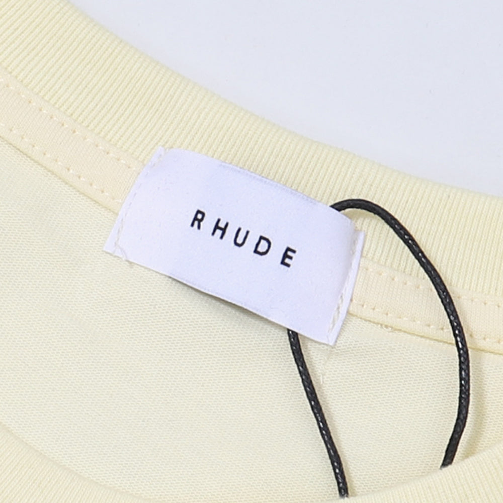 Rhude T Shirt Micro Label Yacht Print Short Sleeve T-Shirt