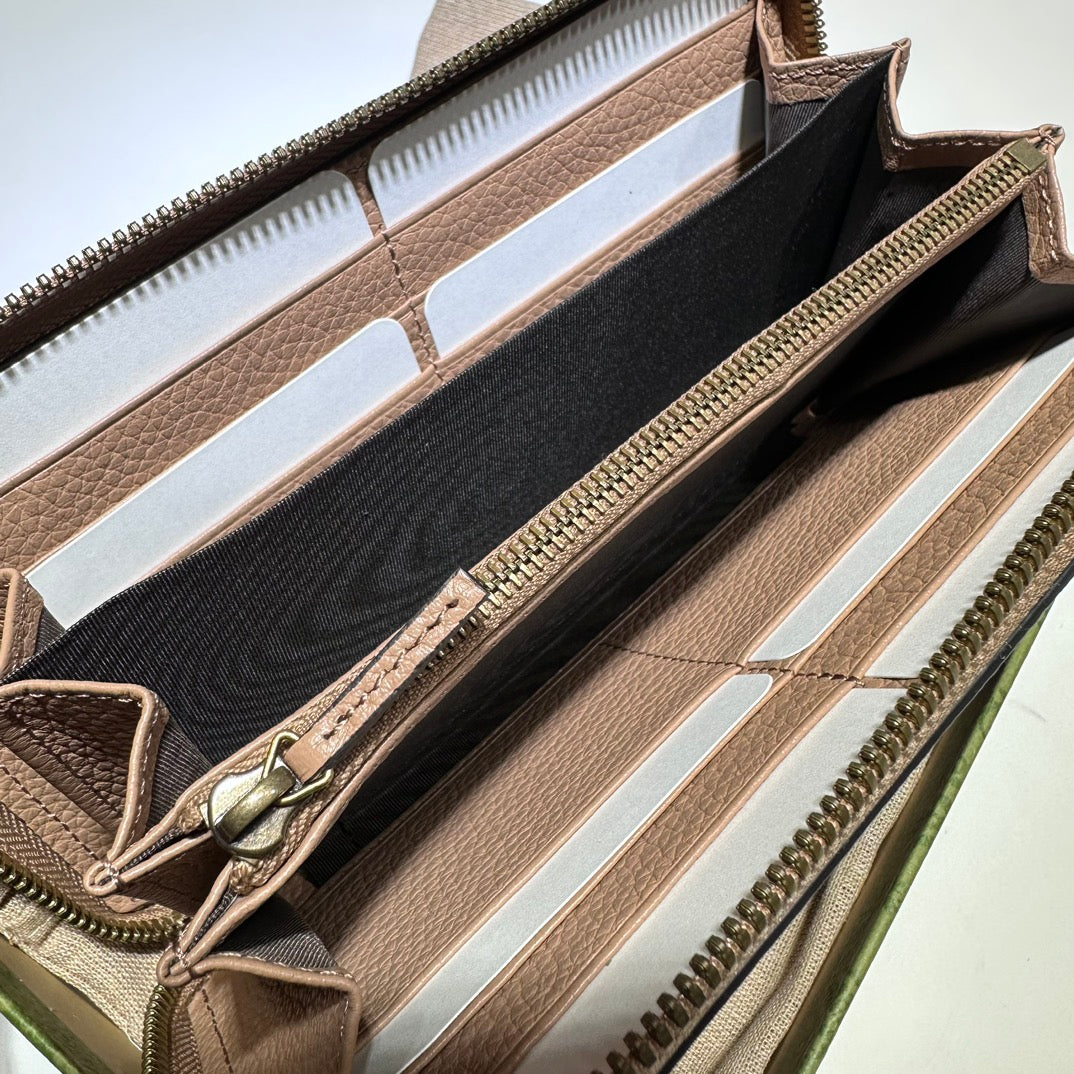 ＧＣＣＩGG INTERLOCKING LONG WALLET NUDE BEIGE