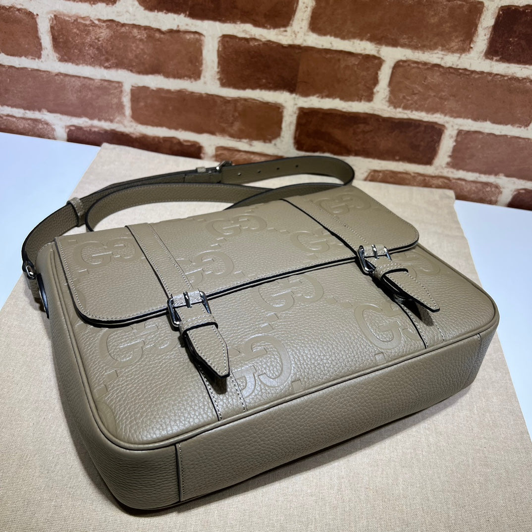 ＧＣＣＩGG JUMBO MEDIUM MESSEGER BAG BEGIE